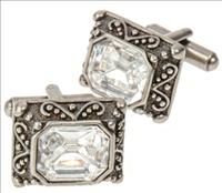Antique Crystal Cufflinks by Simon Carter