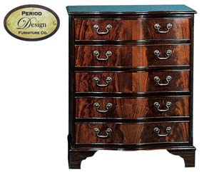 antique replica chest of 5 drawers
