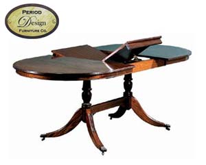 antique replica flip top table