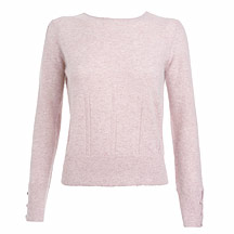 Antoni & Alison in the Department Store Pale pink pointelle jumper