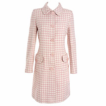 Antoni & Alison in the Department Store Pink dogtooth coat