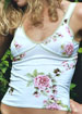 Rose Print Jersey camisole