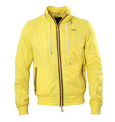 Yellow Jacket with Concealed Hood
