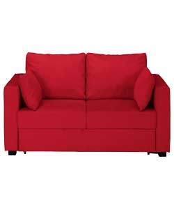 Metal Action Sofa Bed - Red