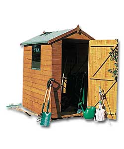 Apex Wooden Shed - (H)2.0- (W)14.9m