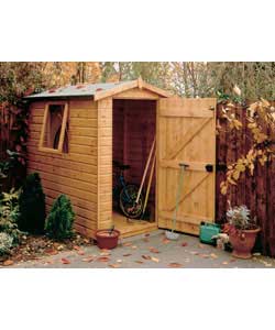 Apex Wooden Shed 6x6