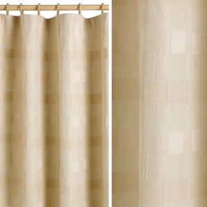 Apollo Pencil Pleat Curtains- Ivory- W167 x Drop 136cm