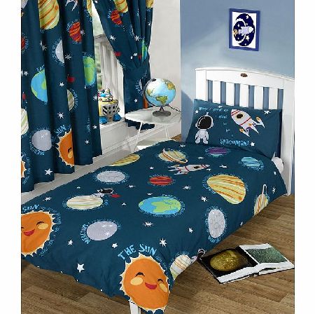 Solar System Junior Duvet Cover and Pillowcase Set
