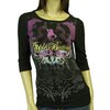 Apple Bottoms Fantastic 3/4 Sleeve Top (Black)