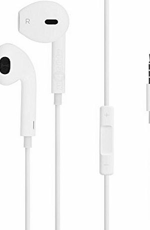 Apple Earphone with Microphone and Remote for Apple Devices - White