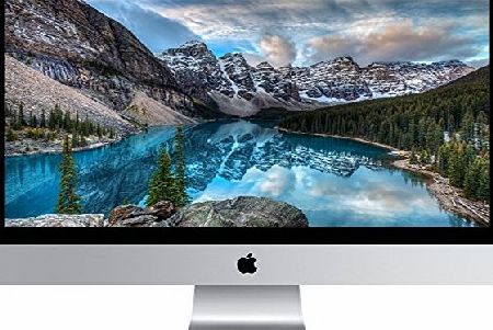 Apple iMac 27-inch Desktop (Intel Core i5 3.2 GHz, 8 GB RAM, 1 TB, AMD Radeon R9 M380 with 2 GB memory, OS X) - Silver - 2015