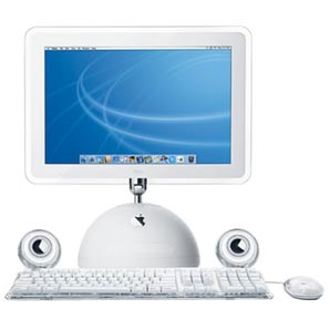 iMac G4 1GHz SuperDrive Desktop Computer with 17 inch Monitor
