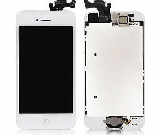 Apple Iphone 5 White LCD screen replacement - Fully Assembled
