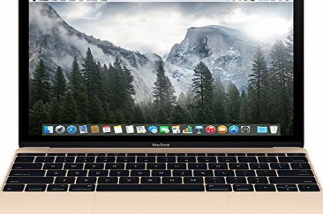 Apple MacBook with Retina Display 12-inch Laptop (Intel Core 1.1 GHz, 8 GB RAM, 256 GB SSD, Intel HD, OS X Yosemite) - Gold - 2015 - MK4M2B/A - UK Keyboard