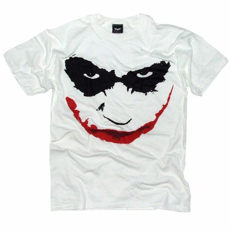Batman Joker Face White T-Shirt
