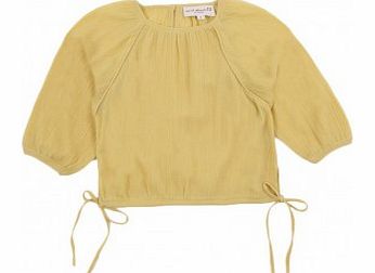 April Showers Nelly Crepe Blouse Ochre `8 years