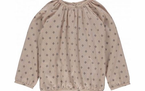 April Showers Pretty Blouse Ecru `4 years,6 years,8 years,10