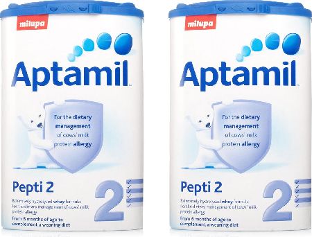 Aptamil, 2102[^]0107213 Pepti 2 Milk Formula 400g - Twin Pack