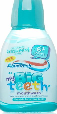 Aquafresh Big Teeth Mouthwash Mild Minty