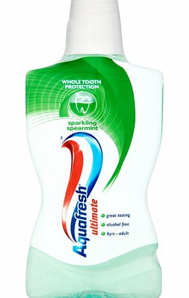 Aquafresh Mouthwash Ultimate Spearmint 500ml