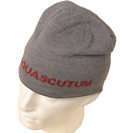 Aquascutum Grey Marl & Red Beanie Wool Hat