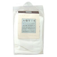 Aquis Essentials Microfiber Hair Turban White