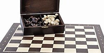 ARBE Professional Tournament Chess Set No 6 WENGE - Chess Board amp; Staunton no 6