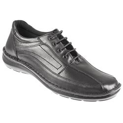 Arbitro Male Hak1007 Leather Upper Leather/Textile Lining in Black, Tan