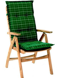 Cushion for Brampford Garden Chair Naxos Green