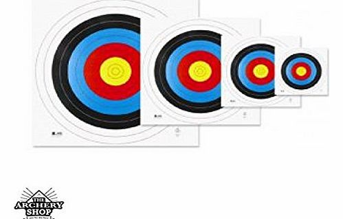 Archery World Archery Target Faces 80cm - (Quantity 10)