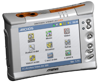 AV340 Movie MP3 Player