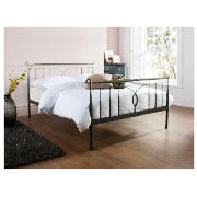 Arcola Double Bed Frame Black Metal