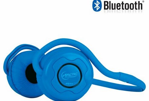  P311 Bluetooth Stereo Headphones, Integrated Microphone, 20-Hr Playback - Blue