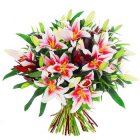 Arena Flowers Pink Lily Bouquet