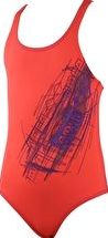 Arena, 1294[^]238868 Girls Drawy One Piece - Orange