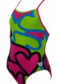 Arena Tickers One Piece Girls Swimsuit