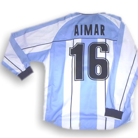 Argentina Reebok Argentina home 2001 (Aimar 16)