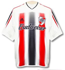 Argentinian teams Adidas River Plate away 04/05