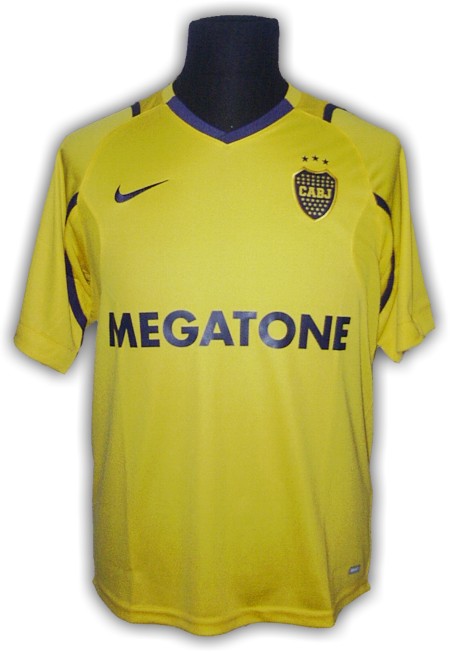 Argentinian teams Nike 06-07 Boca Juniors Dri-Fit Training (yellow)