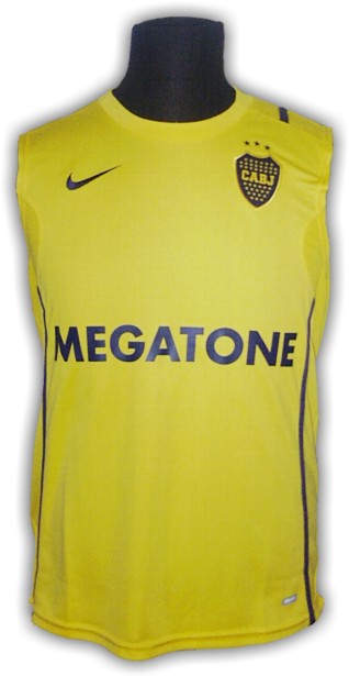 Argentinian teams Nike 06-07 Boca Juniors Sleeveless (yellow)