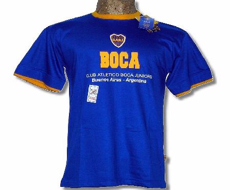 Argentinian teams Nike Boca Juniors Tee - blue 05/06