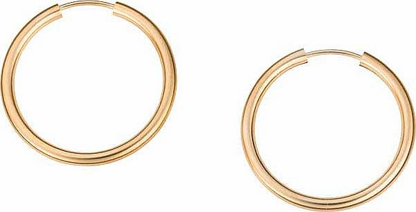 9ct Gold Hoop Earrings 18mm