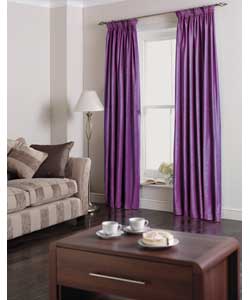 Argos Premium Premium Cassis Chenille Lined Curtains 46 x 72