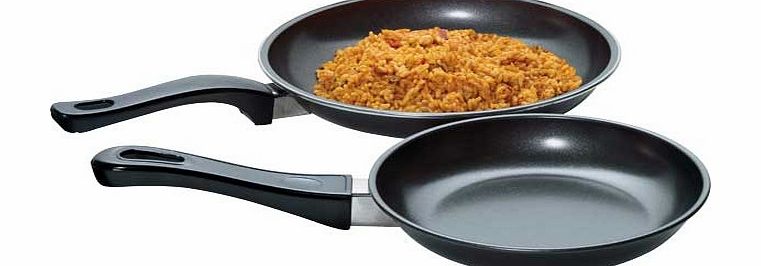 Argos Value Range Non-Stick 2 Piece Frying Pan Set