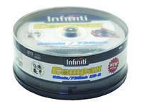 Infiniti CDR Media 52x 80min 700MB 25 pack