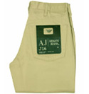 Beige Regular Leg Zip Fly Cotton Jeans - (J16)