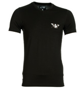 Black T-Shirt with Small Logo