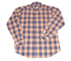 Armani Bold check button-down collar shirt