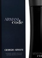 ARMANI Code for Men Aftershave Splash 100ml
