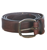 Dark Brown Buckle Belt